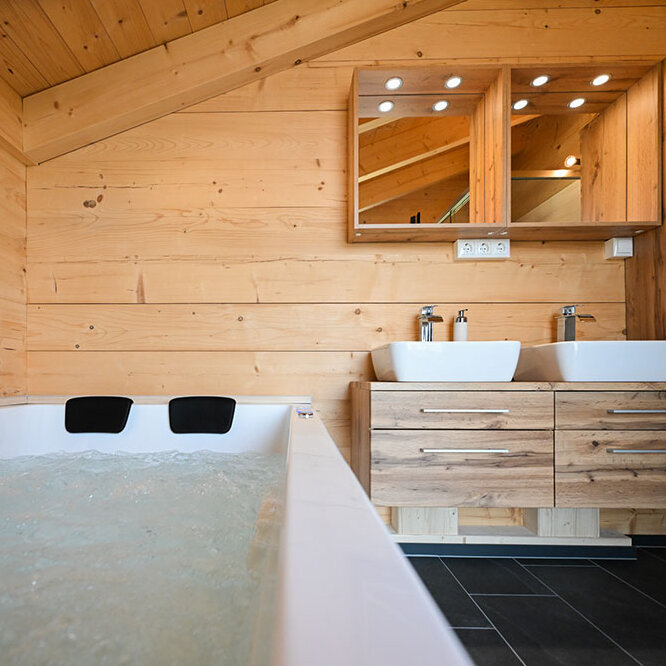 Wellness im Chalet Holzwies in Unterneukirchen